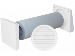 Decentralised ventilation SEVi 160ALD - sound-insulated fresh air diffuser