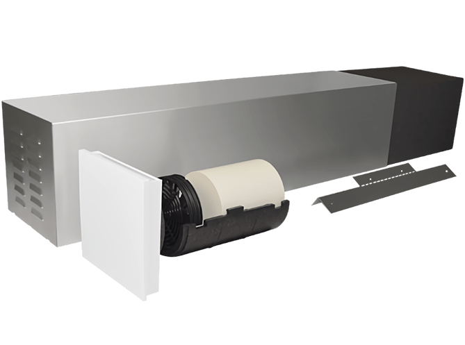 Dezentrale Lüftung SEVi 160RO – Sonderlösung einer Dachdurchführung