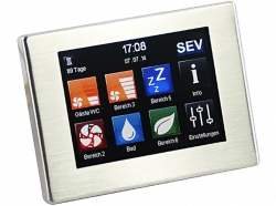 Decentralised ventilation Central controller SEC-Touch / WEB-APP