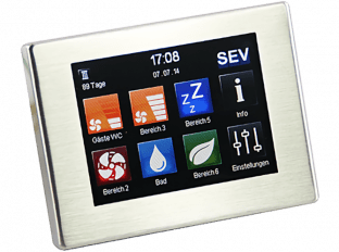 Decentralised ventilation Central controller SEC-Touch / WEB-APP