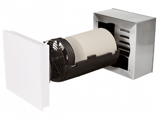 Dezentrale Lüftung SEVi 160L – Wandeinbau ab 150 mm