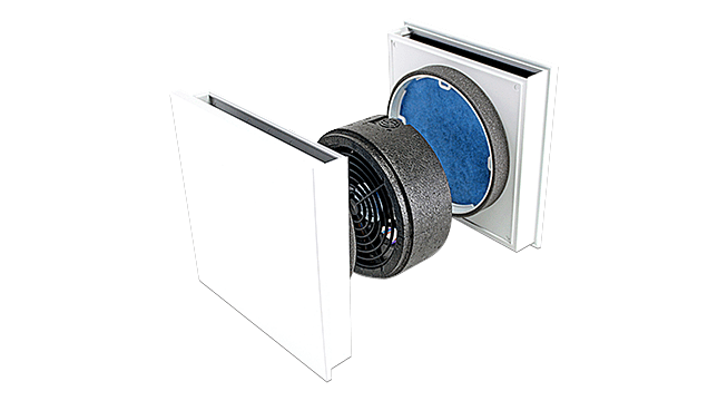 Decentralised ventilation SEVi 160R - overflow ventilation