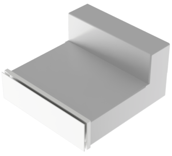 Modulbaukastensystem Flat - Einsatz unter Fensterbank - große Variantenvielfalt